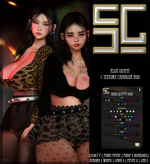 [SG] Asia Outfit w/HUD FATPACK
