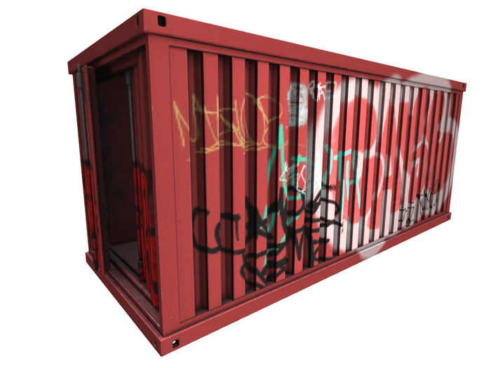 Second Life Marketplace - [Bad Unicorn] Shipping Container - Wanted Not ...