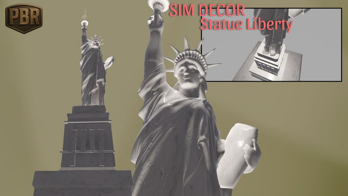 Statue Liberty only 108 impact Copy Modify