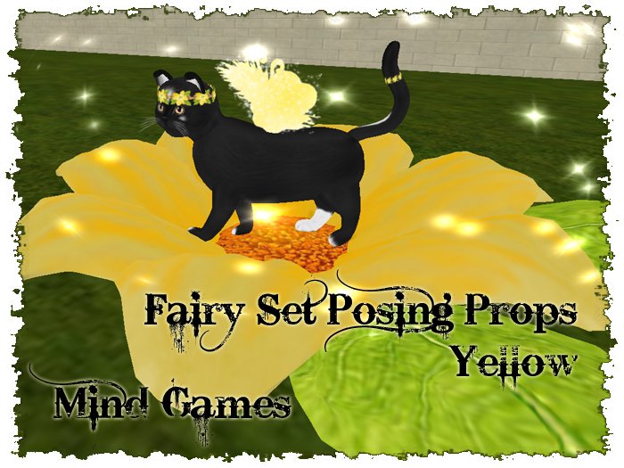 § Mind Games § Fairy Set Posing Props Yellow