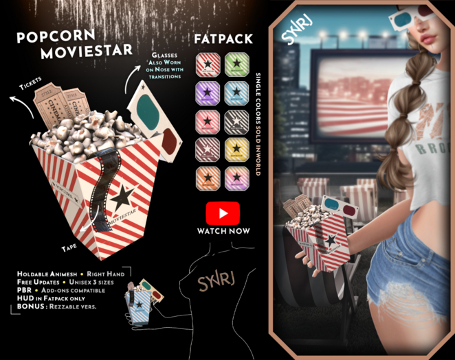 SynRJ ~ PopCorn MovieStar ~ Fatpack