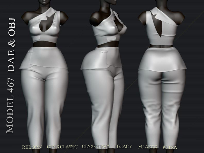 !GUTTO! MODEL 467  DAE & OBJ