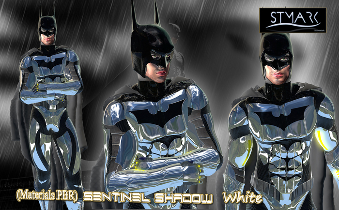 Shadow Sentinel White (material PBR)