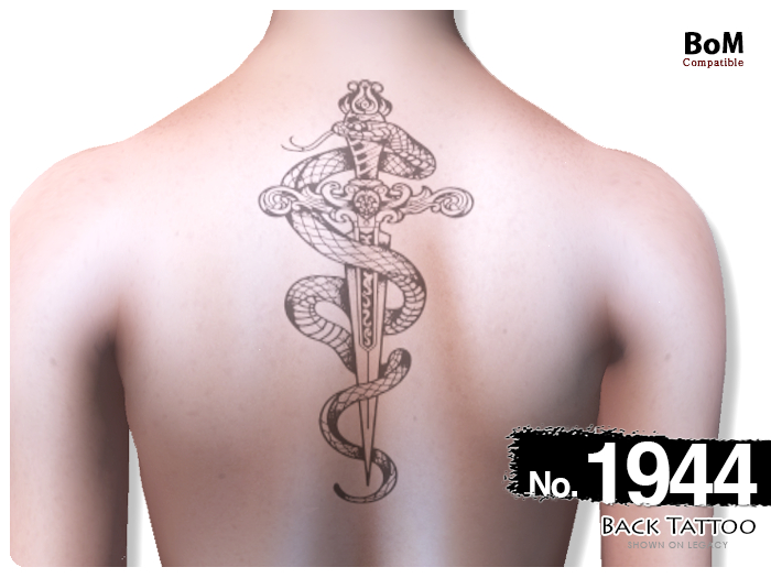 (Back Tattoo) No.1944