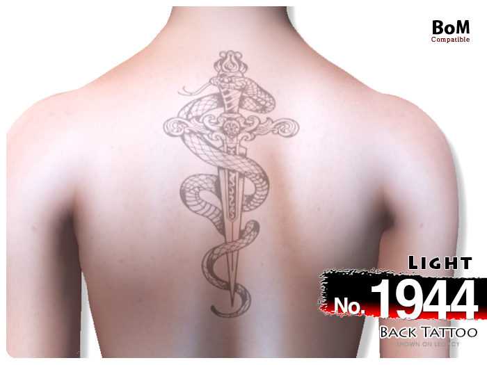 (Back Tattoo) No.1944 Light