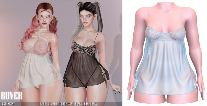 RUVER-Dress :: Kessy -Ice