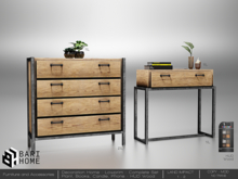 [BARI HOME] Oasis Natural Bedroom - Dresser