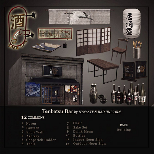 DYNASTY x Bad Unicorn - Tenbatsu Bar - Building RARE