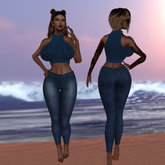 KOKO'S CLOSET JEANS TOP