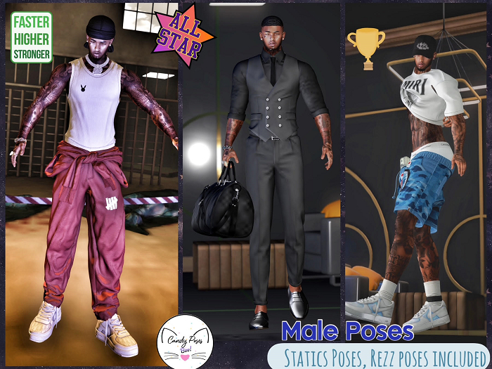 *CandyPoses* - Male Poses