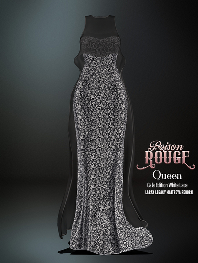 POISON ROUGE Queen Gala Edition White Lace