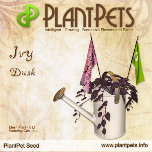 PlantPet Seed [Ivy *Dusk*] RARE ELITE