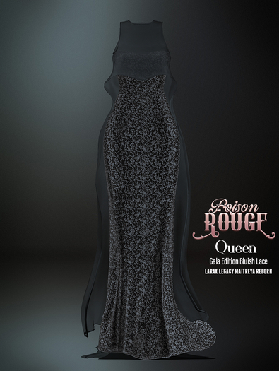 POISON ROUGE Queen Gala Edition Bluish Lace