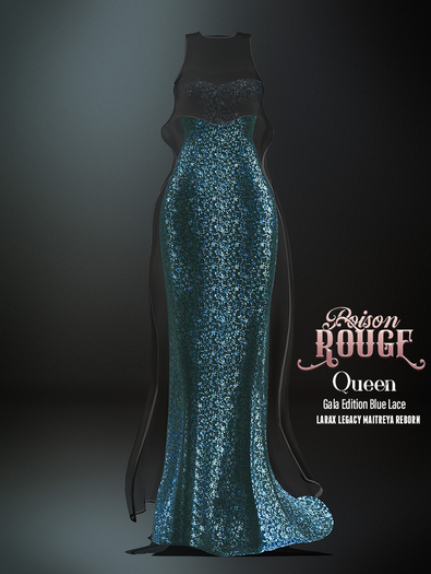 POISON ROUGE Queen Gala Edition Blue Lace