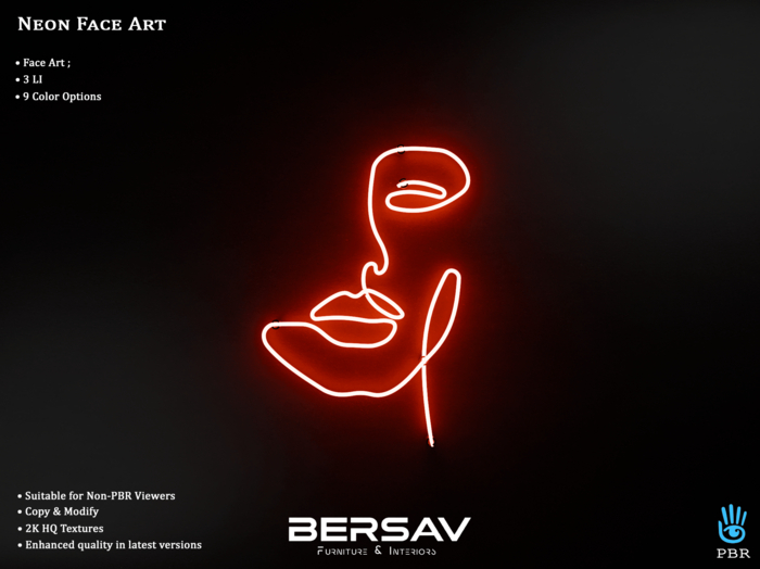 Bersav - Neon Face Art (Add)