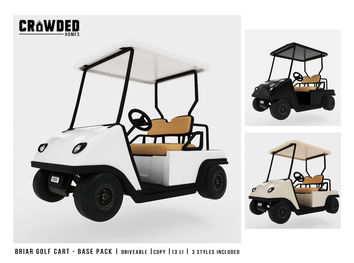 Crowded Homes ~ Briar Golf Cart - Base Pack