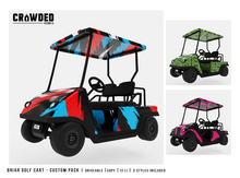 Crowded Homes ~ Briar Golf Cart - Custom Pack