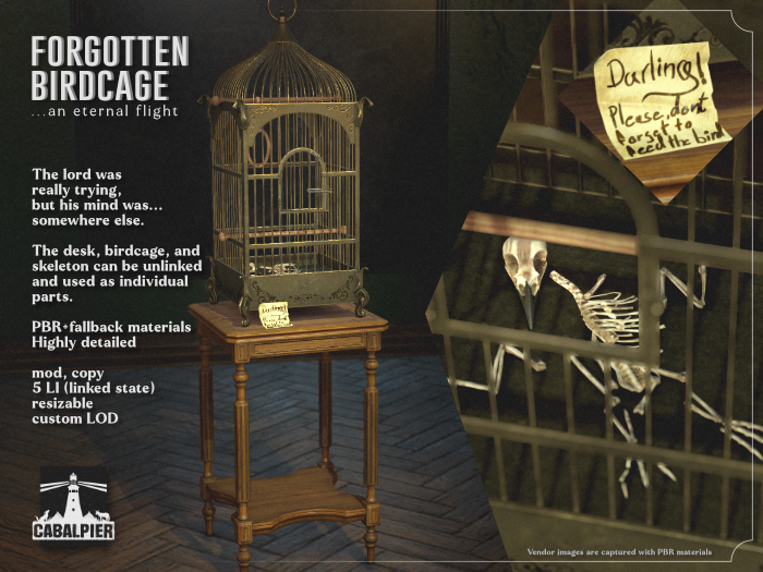 [CABALPIER] Forgotten Birdcage