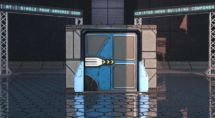 [:AT:] Universal Door Single Pane Armored