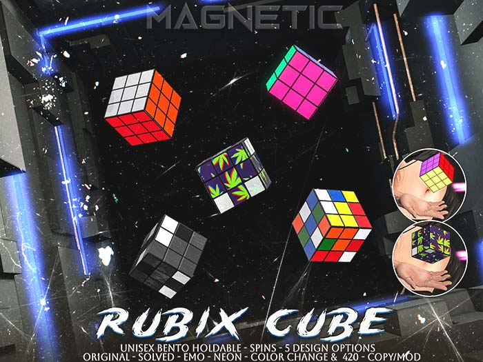Magnetic - Rubix Cube 