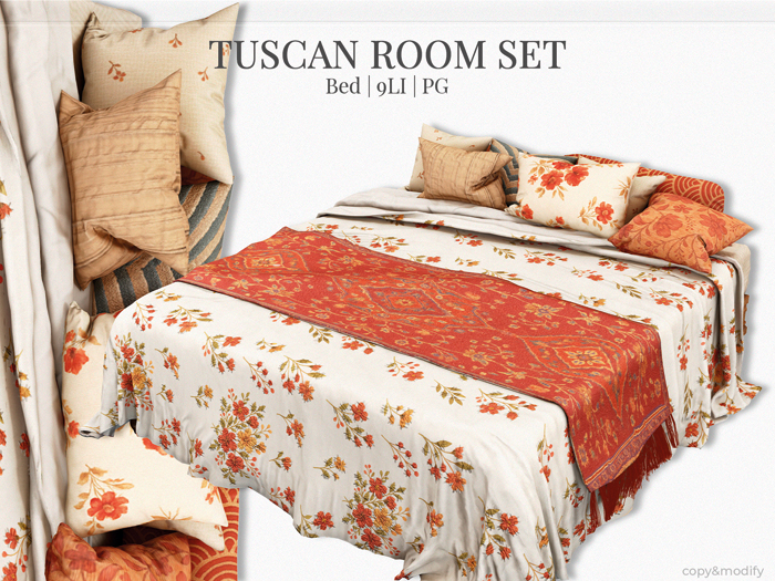 MINIMAL - Tuscan Room Set - Bed PG