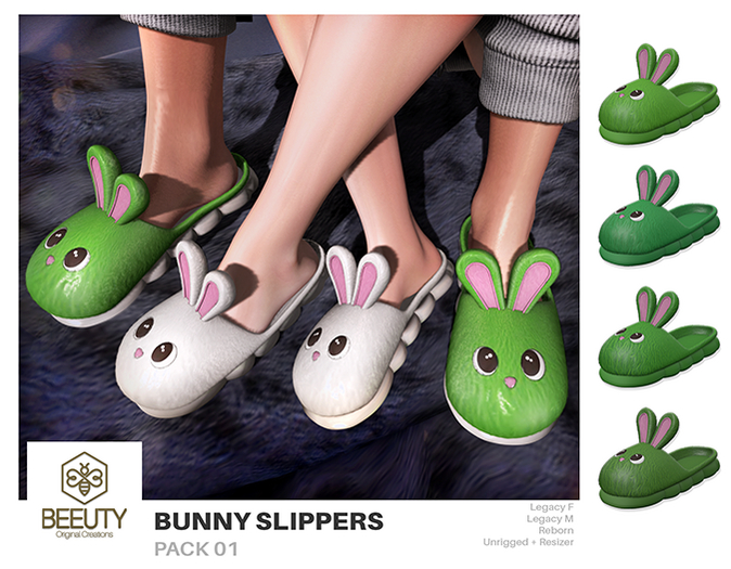 Beeuty - Bunny Slippers PACK 01