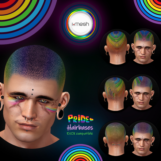 i.mesh - Evox PRIDE hairbases