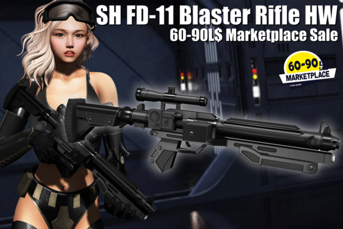 SH FD-11 Blaster Rifle HW F (Unpack) BLK