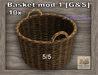 Second Life Marketplace - 10x Basket mod 1_50/50 G&S [BOX]