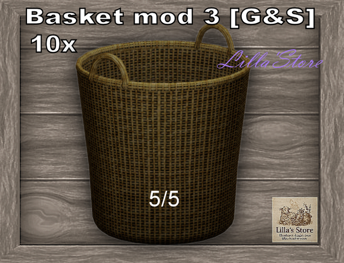 10x Basket mod 3_50/50 G&S [BOX]