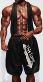 LEGACY RICHEY SHORTS + TOWEL - BLACK