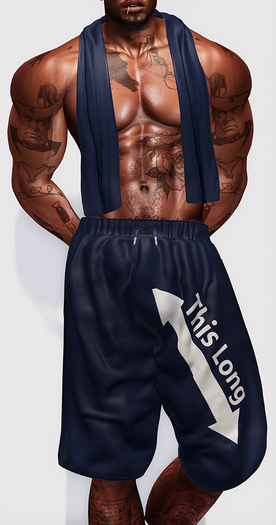 LEGACY RICHEY SHORTS + TOWEL - NAVY