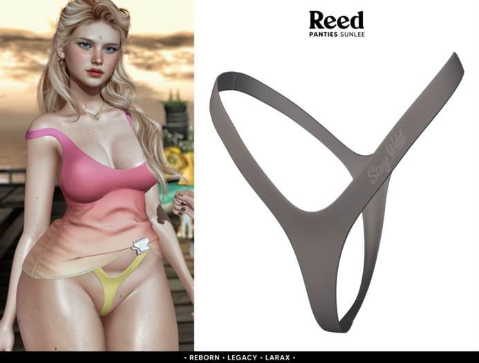 REED - SUNLEE PANTIES GRAY