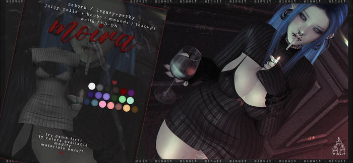 {minuit} Moira Set [Grey]