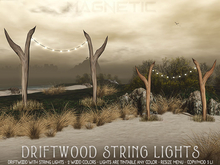 Magnetic - Driftwood String Lights