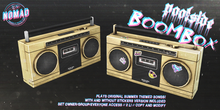 NOMAD // POOLSIDE BOOMBOX // GOLD