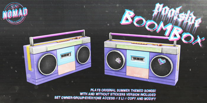 NOMAD // POOLSIDE BOOMBOX // PURPLE