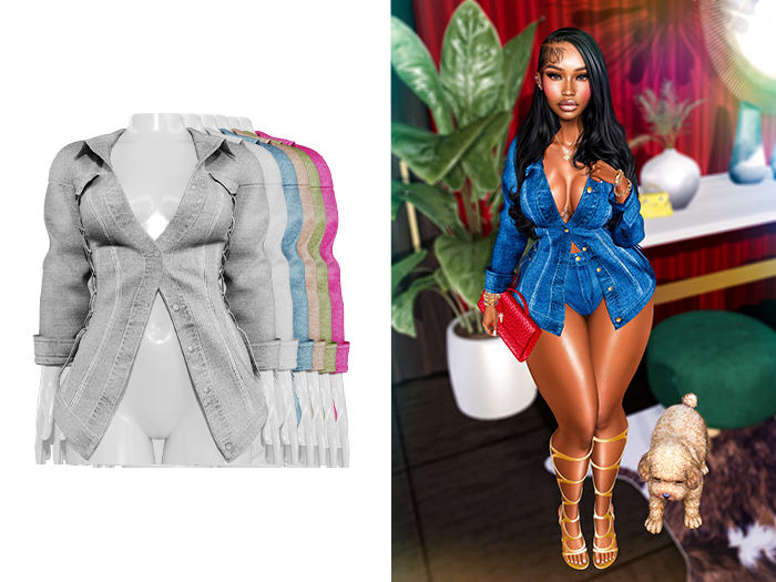 [Brior] Tiffany Denim Jacket - FATPACK