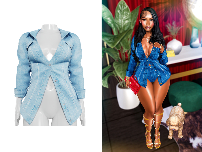 [Brior] Tiffany Denim Jacket - (Light)