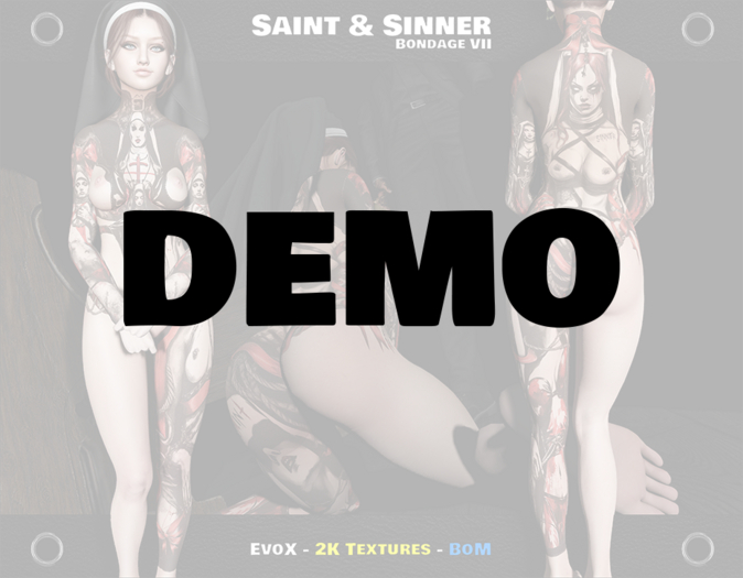 [Slaughter Ink][2K][EvoX] Bondage VII - Saint & Sinner [DEMO]