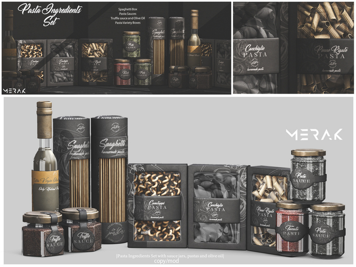 [Merak] - Pasta Ingredients Set 