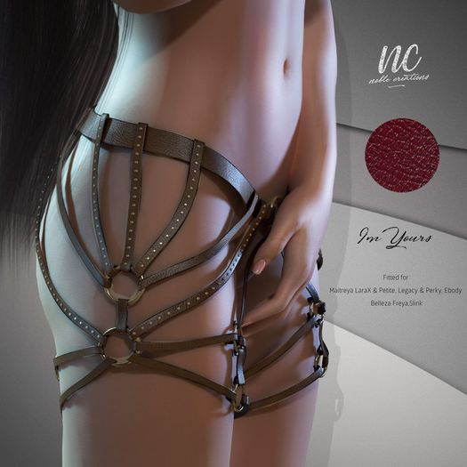 [NC] - I'm Yours Leg Harness (RED)