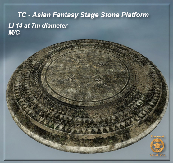 TC - Asian Fantasy Stage Stone Platform