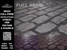 6526 FULL PERM Paving Stones & W PBR