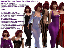 Daring Topless  Dress  Incl.Bra & Pantie