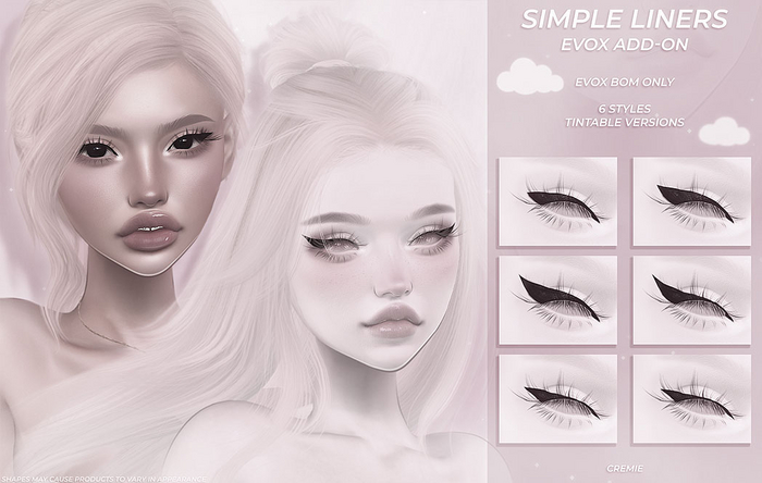 Cremie ~ *Liner Pack - Simple DEMO* ~ [EVOX]