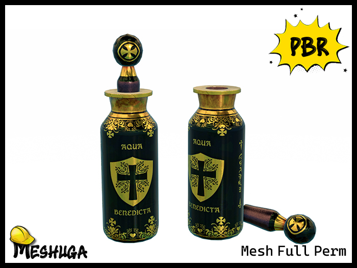 Meshuga E Rondo Second Life Marketplace - Meshuga PBR Vampire Hunter - Holy Water FULL ...