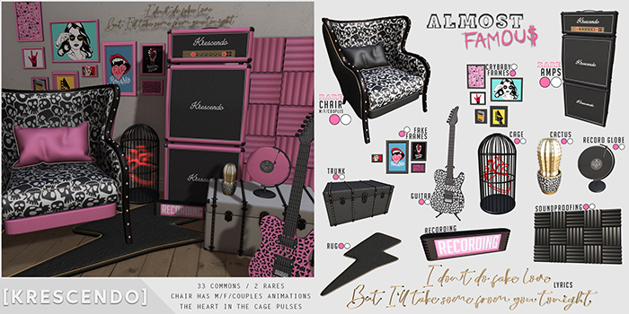 [Kres] Almost Famous - Amps - Black - RARE