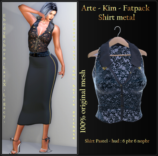 Arte - Kim - Shirt metal Fatpack