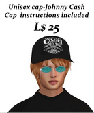 Country & Western Artist Cap-Johnny Cash